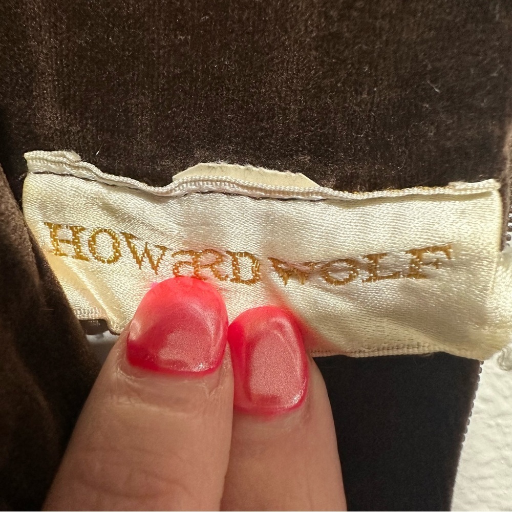 Howard Wolf Vintage Metallic Tapestry Dress - Picture 3 of 13